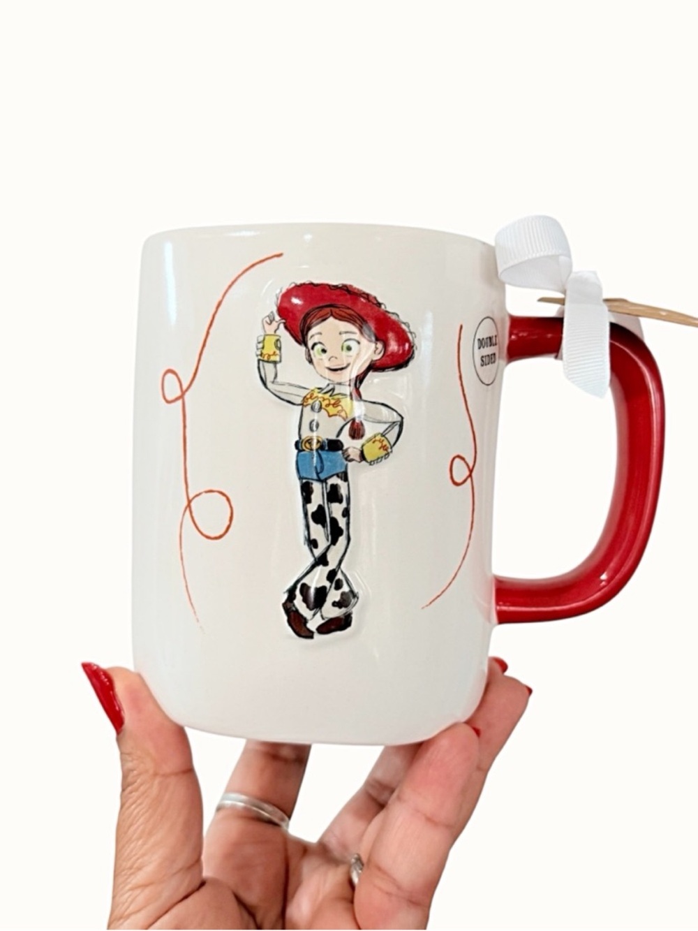 Rae Dunn X Disney’s Pixar Toy Story 5 JESSIE / YEE HAW! Large Ceramic Mug - Picture 1 of 5
